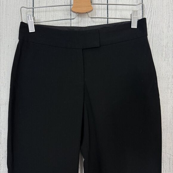 Express Women's Size 4 Black Correspondent Wide-Leg Flare Pants - Picture 3 of 7